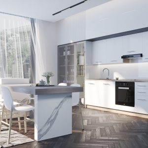 JOLLY BLOK KUHINJA 2,20 M BIJELA/BIJELA