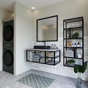 AREN BAZA VISEĆEG ELEMENTA ZA UMIVAONIK Š100 svijetli beton