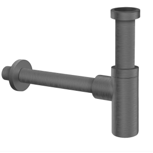 GEE.O SIFON ZA UMIVAONIK 5/4" GUN METAL SIVI