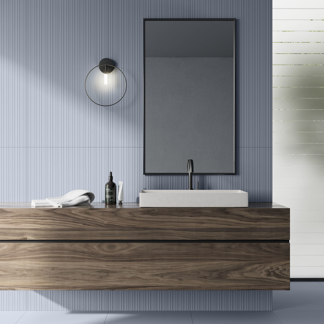 COTTO PETRUS ANNI’70 RIGATO AZZURRO 60X120 — slika 1