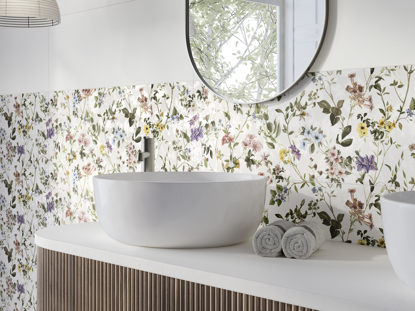 COTTO PETRUS FANTASTICO DECORO FIORIERA 30X90 — slika 1
