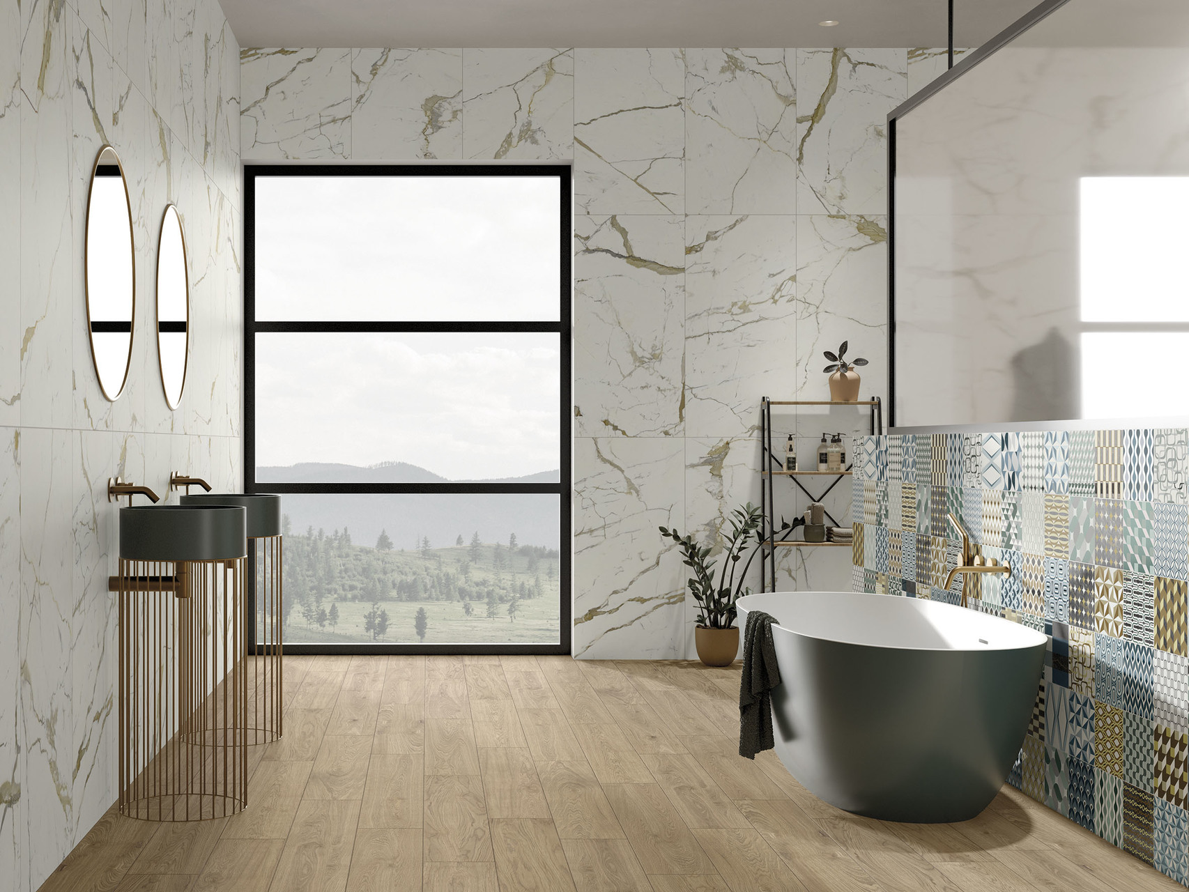 COTTO PETRUS VISION MATT CALACATTA ORO 60X120