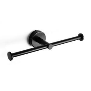 UNO DRŽAČ WC PAPIRA - DVOSTRUKI MATT BLACK