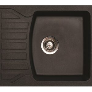 X QUADRO M GRANIT SUDOPER CRNI PRAVOKUTNI 62x50x19 cm