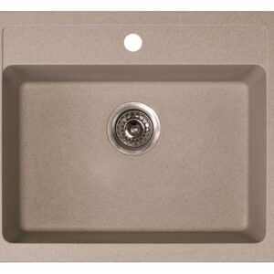 X QUADRO 60 GRANIT SUDOPER BEŽ PRAVOKUTNI 60x50x19,5 cm