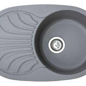 X VENERA PLUS GRANIT SUDOPER GRAFIT SIVI OVALNI 78x50x19 cm