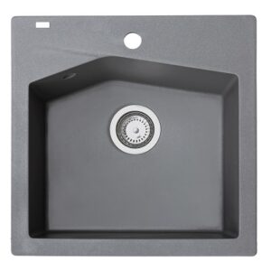 X LINEA 50 GRANIT SUDOPER GRAFIT SIVI KVADRATNI 50x50x20 cm