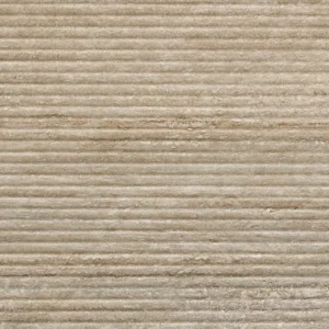 NOVABELL THERMAE VERSO Struttura 3D Fluted TRAVERTINO WALNUT Rett. 60×120 mm