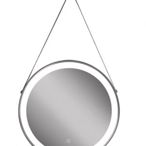 Ogledalo MINOTTI fi 70 s LED rasvjetom i kožnim remenom
