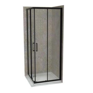 Tuš kabina COPEN ATLAS PRO 800x800x1950 mat black prozirno staklo 6 mm